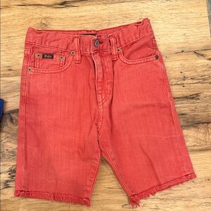 Polo by Ralph Lauren Coral-Red Men's Denim Shorts